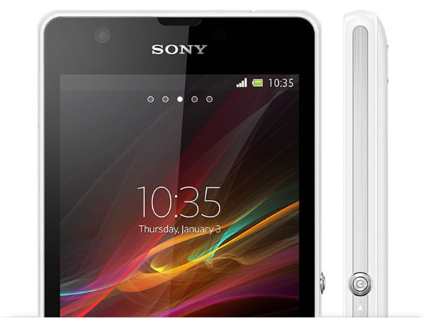 Sony Xperia ZR Press Shot