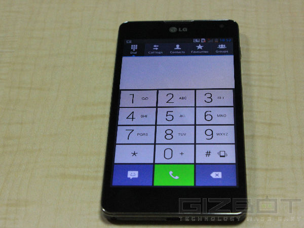 Number Dialing Display