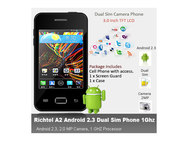 Richtel A1 Dual Sim Android Mobile: