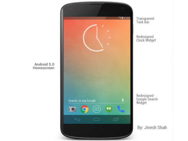 Android 5.0 Key Lime Pie Concept Designs