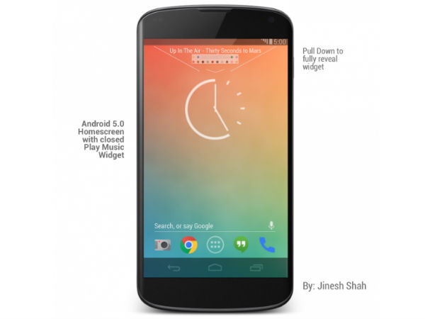 Android 5.0 Key Lime Pie Concept Designs