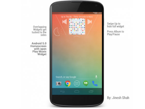 Android 5.0 Key Lime Pie Concept Designs