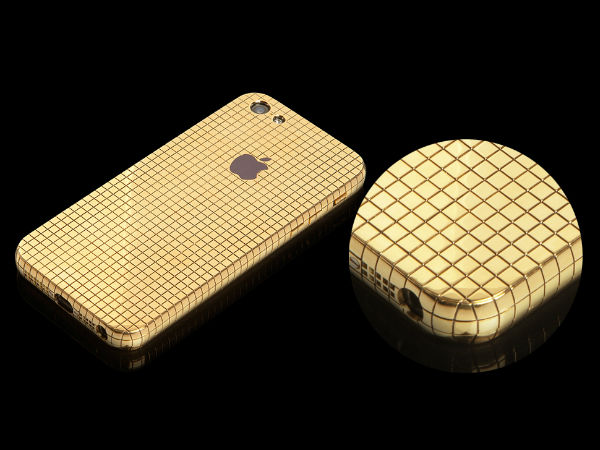  Solid Gold And 364 Diamond Embedded iphone 5