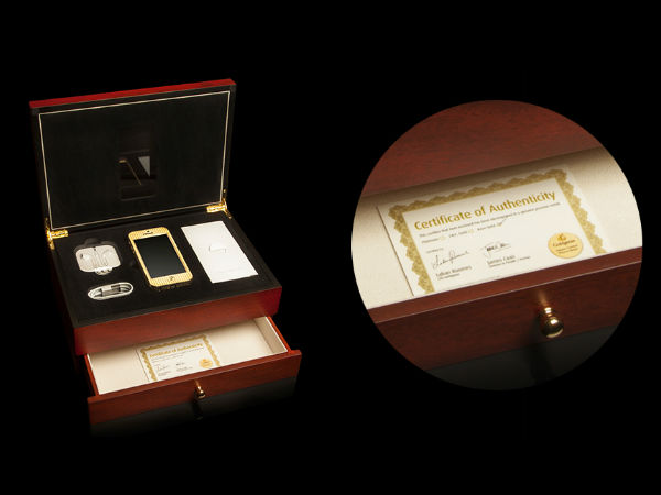  Solid Gold And 364 Diamond Embedded iphone 5