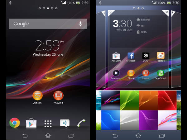 Homescreen (Screenshot)