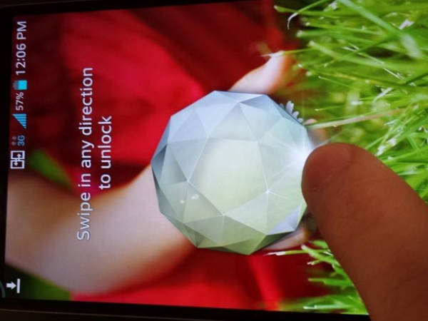 Optimus G2 Unlock Screen