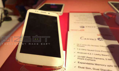 Micromax Canvas 4 Hands On: First Look