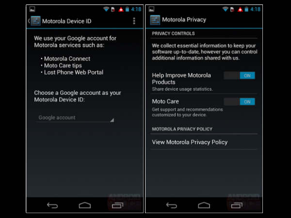 Moto X Software Feature