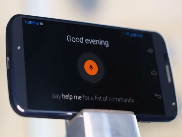 Moto X Listens and Responds 