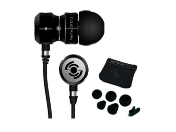  Tekfusion Twinwoofers In Ear Headphones Black Chrome