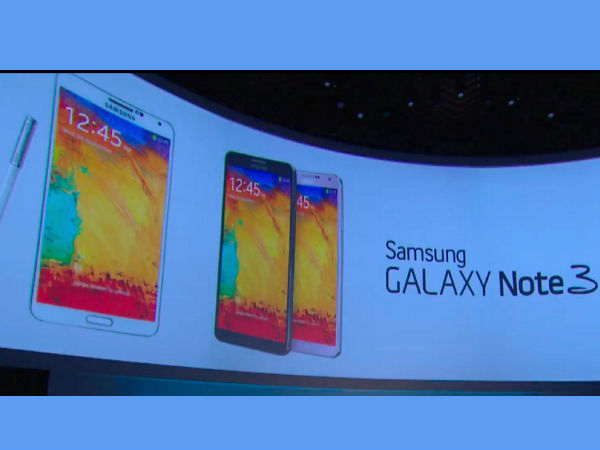 Samsung Galaxy Note 3 Launched With 3GB RAM And 4K Video Shooting Capability 