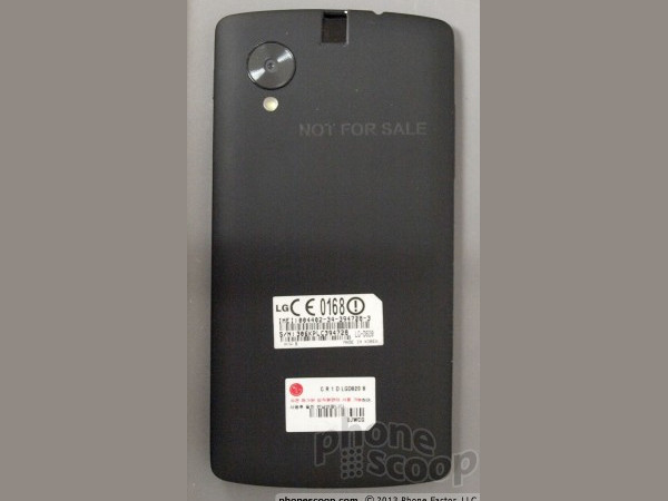 LG Nexus 5 FCC Images