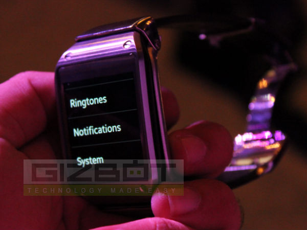 Samsung Galaxy Gear Hands On: First Look [PICTURES]