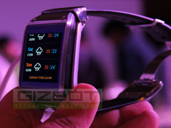 Samsung Galaxy Gear Hands On: First Look [PICTURES]