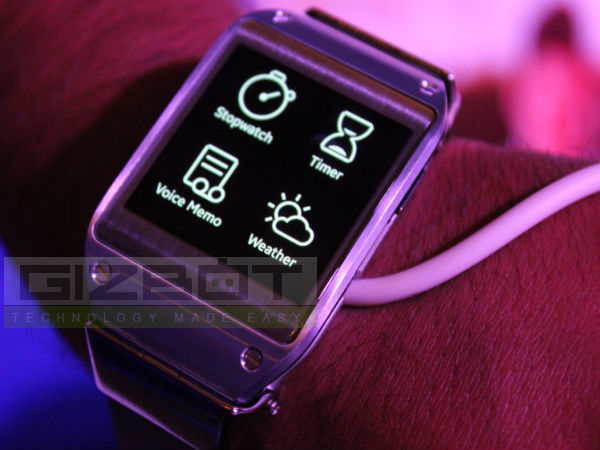Samsung Galaxy Gear Hands On: First Look [PICTURES]