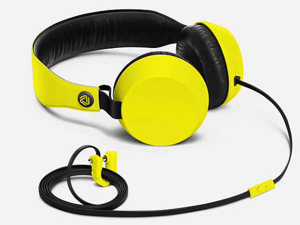 Yellow Boom Headphone With Mic
