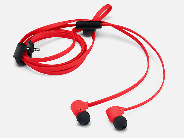 Red Pop Earbuds With MIc