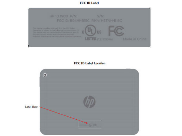 HP Android Tablet Leak