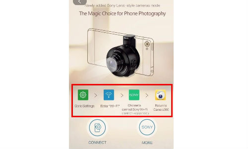 Camera360 for iPhone Finally Gets Updated to Support Sony QX Camera