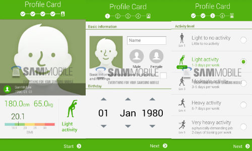 Samsung’s Updated S Health App Spotted Online with Flatter UI 
