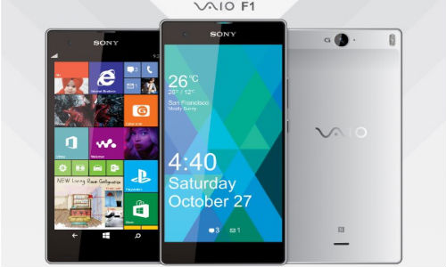 Sony Vaio F1 Smartphone Running Windows Phone 9 Concept Design