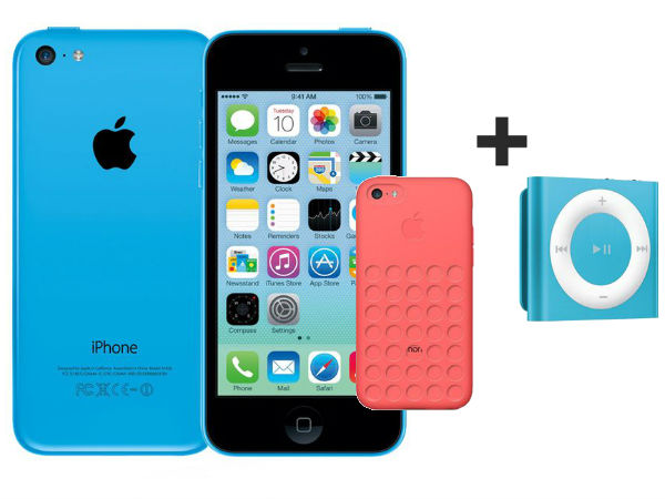 iPhone 5c+ 5c Case+ iPod Shuffle, blue, pink, 16gb: 
