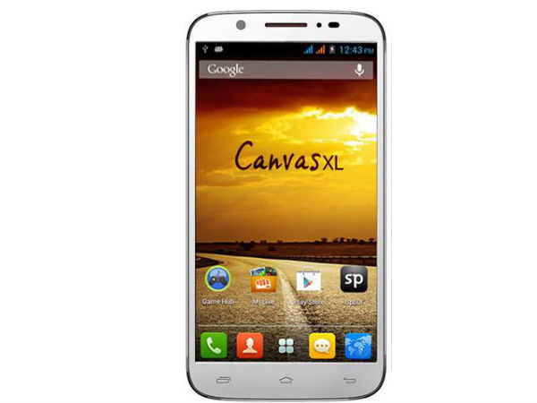 Micromax Canvas XL A119: 