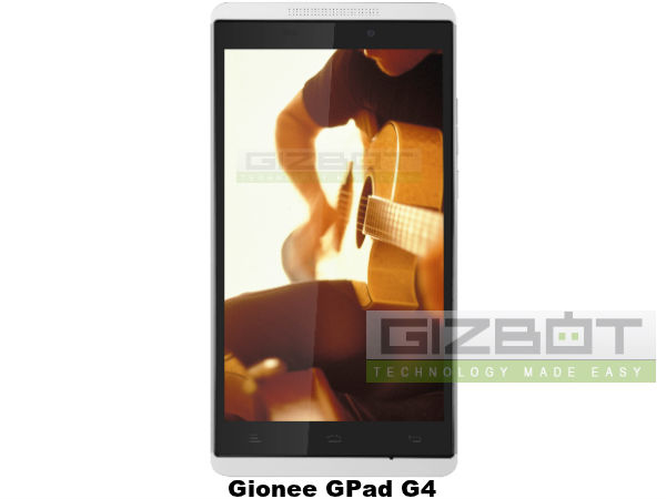Gionee Gpad G4: 