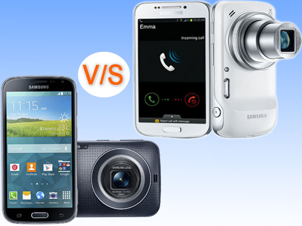 Samsung Galaxy K zoom Vs Samsung Galaxy S4 zoom: Specs Comparison