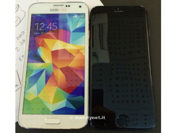 Apple iPhone 6 Mockup Compared with Samsung Galaxy S5 [Rumor Roundup]
