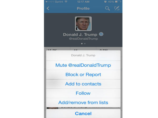 Twitter's New Mute Button For iOS and Android Will Mute Annoying Users