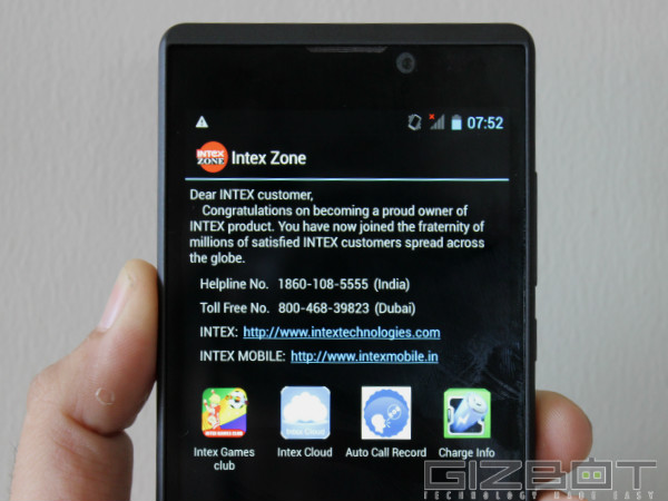 Intex Aqua i5HD Hands on and First Look
