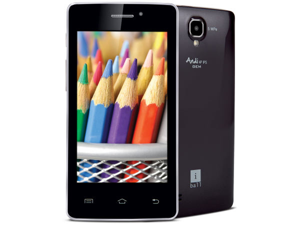 iBall Andi4 IPS GEM: 