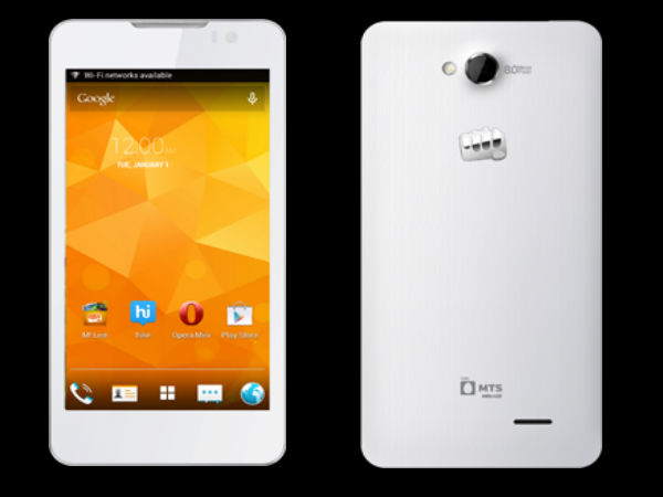 Micromax Canvas Blaze HD: