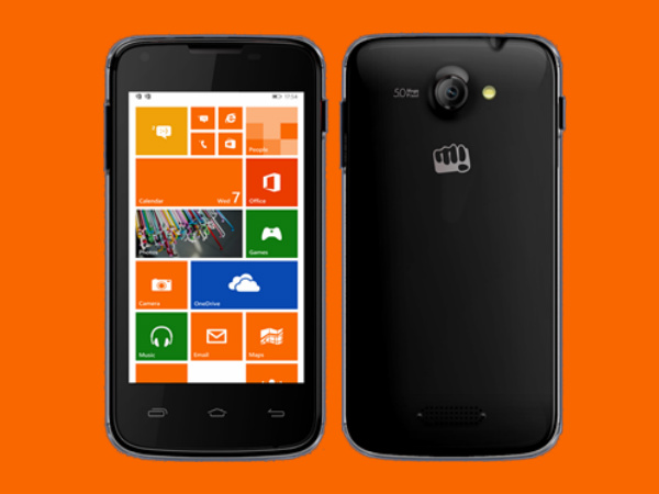 Micromax Canvas Win W121, W092: Windows Phone 8.1 Smartphones Launched