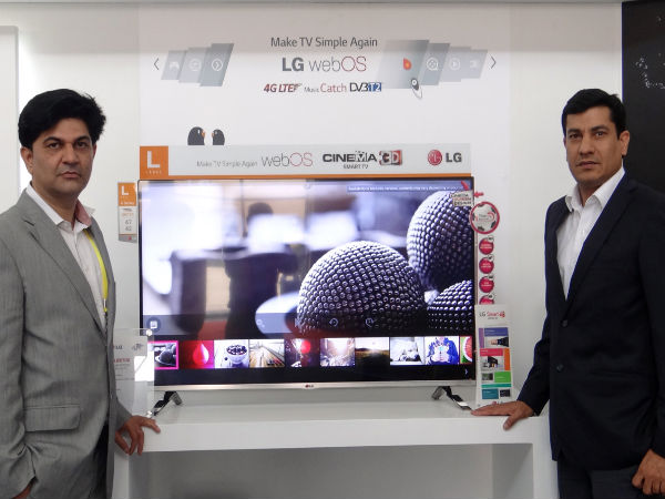 LG Announces WebOS Smart TV and UHD TVs in India