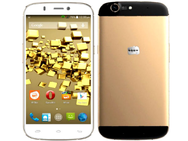 Micromax Canvas Gold A300: