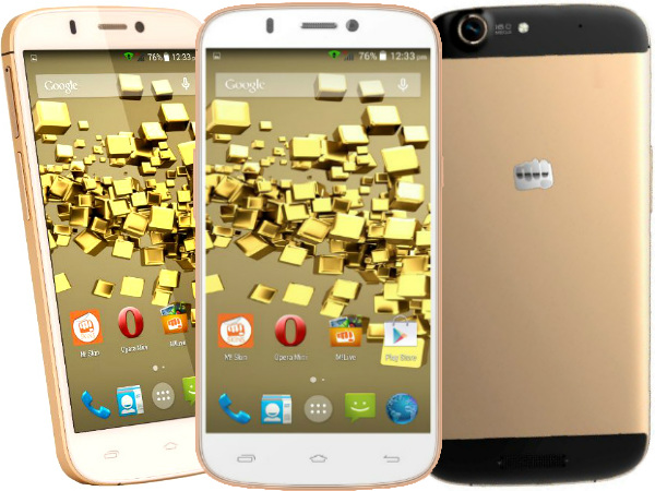 Micromax Canvas Gold: