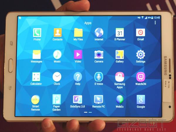Samsung Galaxy Tab S 8.4 Hands-On And First Look Samsung Galaxy Tab S 8.4 Hands-On And First Look