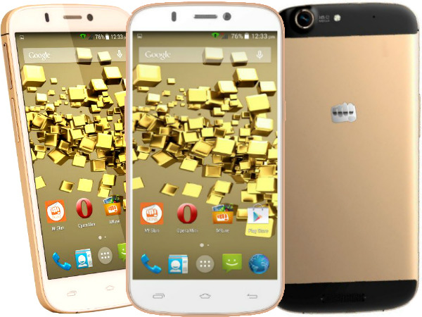 Micromax Canvas Gold