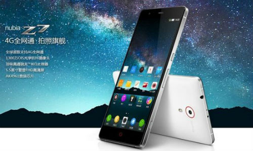 ZTE Officially Launches Nubia Z7,  Z7 Max and Z7 Mini Smartphones