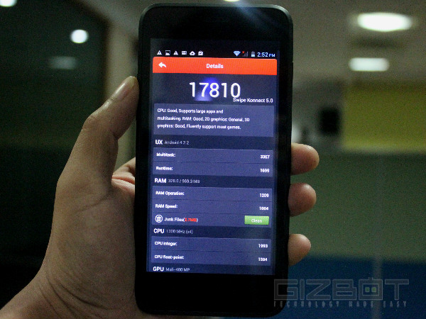 Swipe Konnect 5.0 Review: A Smartphone For the beginners