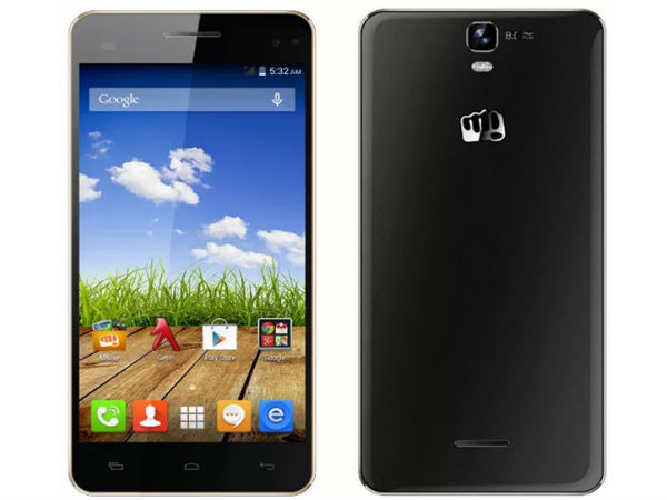 Micromax Canvas HD Plus A190