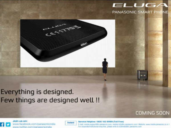Panasonic Eluga Smartphone Series India Launch Date Set For July 30
