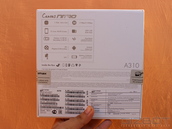 Micromax Canvas Nitro A310 First Look