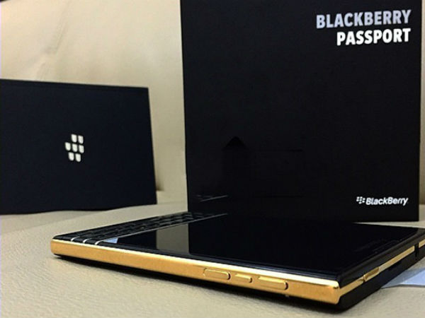 Gold BlackBerry Passport Appears in Leaked Images