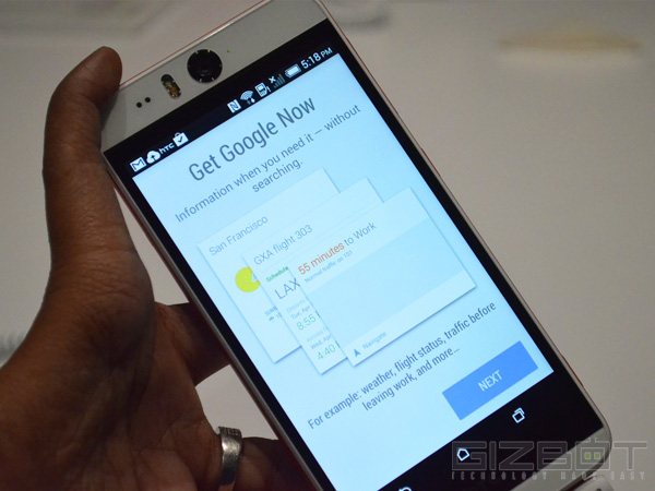 HTC Desire Eye First Look: A Super Powered Selfie Smartphone