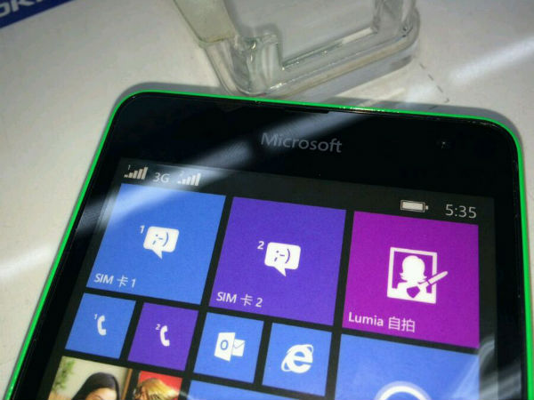 Alleged Lumia 535 Pays Online Visit With Microsoft Branding 