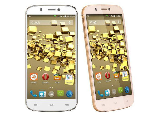 Micromax Canvas Gold