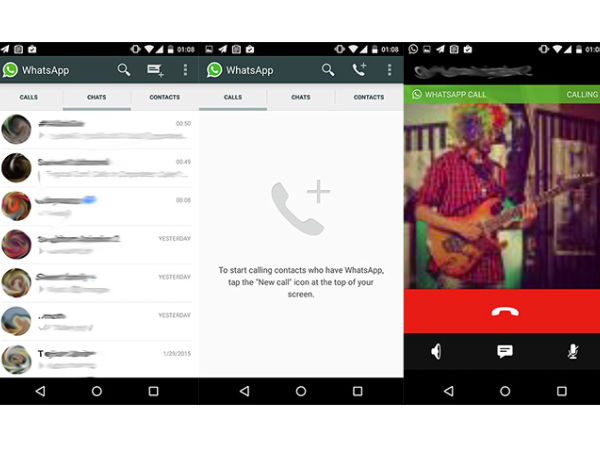 Whatsapp Voice Calling Feature Rolled out For Some Android Devices